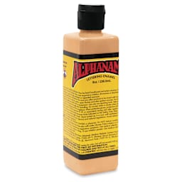 Alpha6 Alphanamel Lettering Enamel - Orange Sherbert, 236.6 ml, Bottle