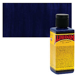 Alpha6 Alphanamel Lettering Enamel - Meyers Dark Blue, 147 ml - Bottle and Swatch