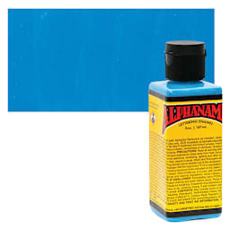 Alpha6 Alphanamel Lettering Enamel - Light Blue, 147 ml - Bottle and Swatch