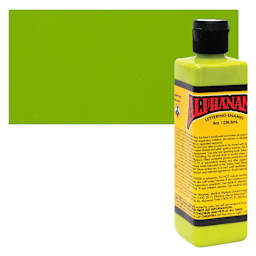 Alpha6 Alphanamel Lettering Enamel - Dorr's Green, 236.6 ml - Bottle and Swatch