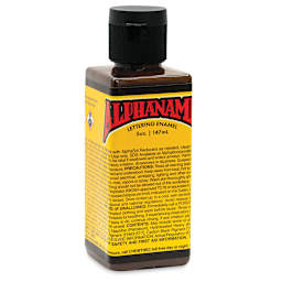 Alpha6 Alphanamel Lettering Enamel - Medium Brown, 147 ml, Bottle