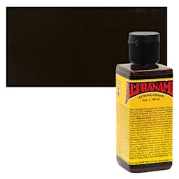 Alpha6 Alphanamel Lettering Enamel - Chocolate, 147 ml - Bottle and Swatch