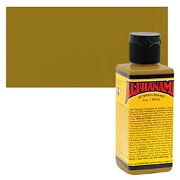 Alpha6 Alphanamel Lettering Enamel - Imitation Gold, 147 ml - Bottle and Swatch
