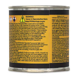 Alpha6 AlphaKlear Clear Coat - 8 oz, Can (Back of can)