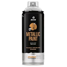 MTN Pro Metallic Spray Paint - Metallic Aluminum, 400 ml