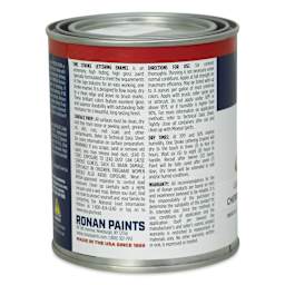 Ronan One Stroke Lettering Enamel - Cherry Red, Pint (Back)