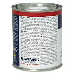 Ronan One Stroke Lettering Enamel - Dark Blue, Pint (Back)