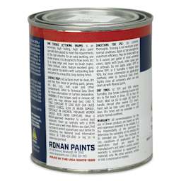 Ronan One Stroke Lettering Enamel - Teal, Pint (Back)