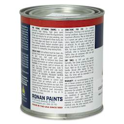 Ronan One Stroke Lettering Enamel - Light Green, Pint (Back)