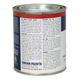 Ronan One Stroke Lettering Enamel - Medium Green, Pint (Back)