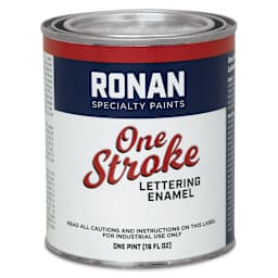 Ronan One Stroke Lettering Enamel - Gold Metallic, Pint