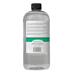 Tusc & Pine StudioSolv Artist Oil Thinning Medium - 33.8 fl oz, back of bottle