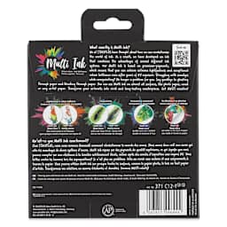 Staedtler Pigment Arts Brush Pens - Basic Colors, Set of 12, back of the packaging