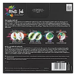 Staedtler Pigment Arts Pens - Brush Pens, Set of 36, back of the packaging