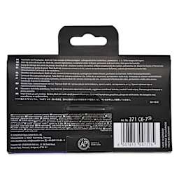 Staedtler Pigment Arts Brush Pens - Red and Browns, Set of 6, back of the packaging