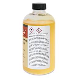 Rublev Sun-Thickened Linseed Oil Lead Drier - 236 ml side view