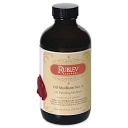Rublev Fluid Oil Medium - Medium 4, 8 oz