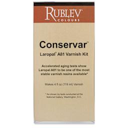 Rublev Conservar Laropal A81 Varnish Kit