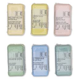 R&F Encaustic Paint Block - Chromatic Tones Set of 6