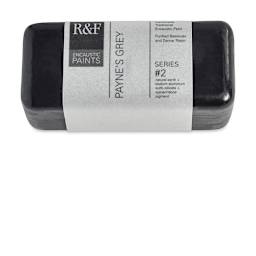 R&F Encaustic Paint Block - Payne's Gray, 104 ml block