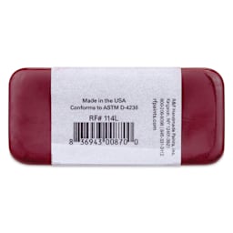 R&F Encaustic Paint Block - Alizarin Permanent, 104 ml block back