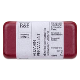 R&F Encaustic Paint Block - Alizarin Permanent, 40 ml block