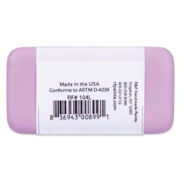 R&F Encaustic Paint Block - Quinacridone Magenta Light, 40 ml block back