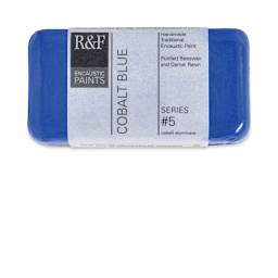 R&F Encaustic Paint Block - Cobalt Blue, 40 ml block