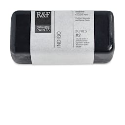 R&F Encaustic Paint Block - Indigo, 104 ml block