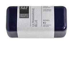 R&F Encaustic Paint Block - Ultramarine Blue, 104 ml block