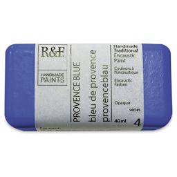 R&F Encaustic Paint Block - Provence Blue, 40 ml, Block