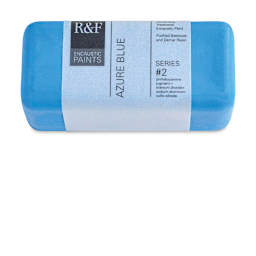 R&F Encaustic Paint Block - Azure Blue, 104 ml block