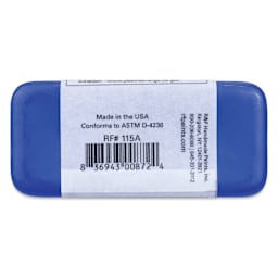 R&F Encaustic Paint Block - Cerulean Blue Chromium, 104 ml block back