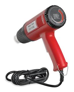 R&F Hot Air Gun - Rear view of Air Gun showing Variable Temperature gauge