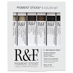 R&F Pigment Sticks - Earth Tones Set
