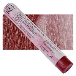 R&F Pigment Stick - Alizarin Permanent, 38 ml Stick and swatch