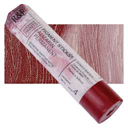 R&F Pigment Stick - Alizarin Permanent, 188 ml Stick and swatch