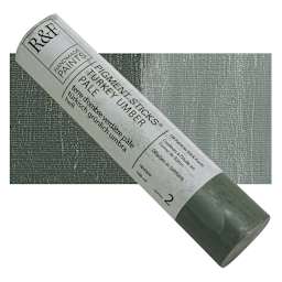 R&F Pigment Stick - Turkey Umber Pale, 188 ml stick and swatch