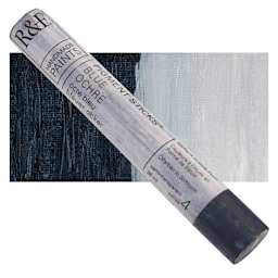 R&F Pigment Stick - Blue Ochre, 38 ml stick and swatch