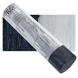 R&F Pigment Stick - Blue Ochre, 100 ml stick and swatch