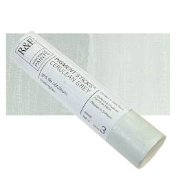R&F Pigment Stick - Cerulean Grey, 188 ml stick and swatch