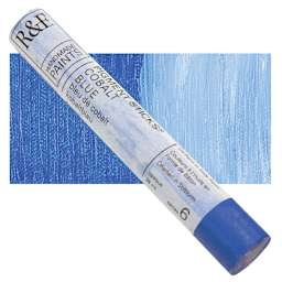 R&F Pigment Stick - Cobalt Blue, 38 ml stick and swatch