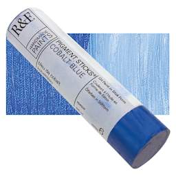 R&F Pigment Stick - Cobalt Blue, 100 ml stick and swatch