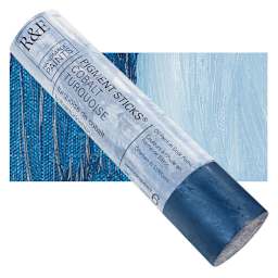 R&F Pigment Stick - Cobalt Turquoise, 188 ml stick and swatch