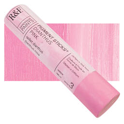 R&F Pigment Stick - Dianthus Pink, 188 ml stick and swatch
