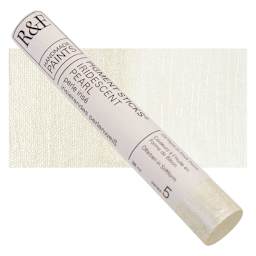 R&F Pigment Stick - Iridescent Pearl, 38 ml stick and swatch