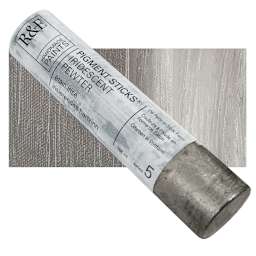 R&F Pigment Stick - Iridescent Pewter, 188 ml stick and swatch