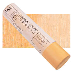 R&F Pigment Stick - Jaune Brilliant, 188 ml stick and swatch