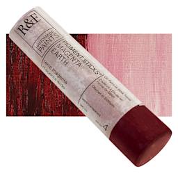 R&F Pigment Stick - Magenta Earth, 100 ml stick and swatch