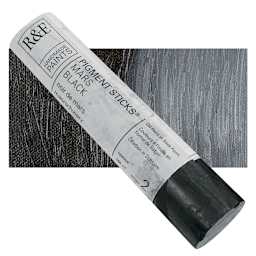 R&F Pigment Stick - Mars Black, 188 ml stick and swatch